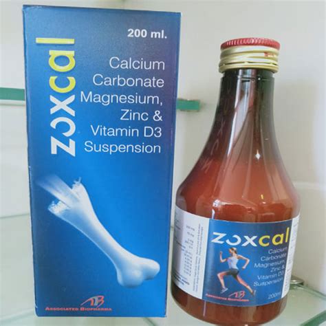 Zoxcal - Calcium Carbonate Magnesium Zinc & Vitamin D3 - Associated ...