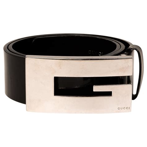 GUCCI Mens Leather Belt with Classic Square Buckle - munimoro.gob.pe
