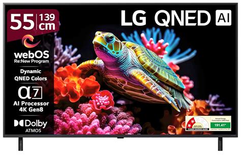 LG 139 cm (55 inches) QNED 8AA Series 4K Ultra HD Smart webOS QNED TV ...