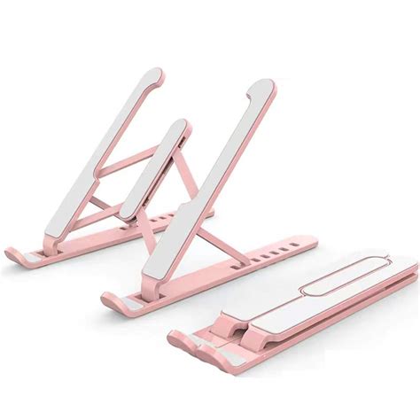 Mockery Laptop Tablet Stand 6-Level Height Adjustable Aluminum Computer ...