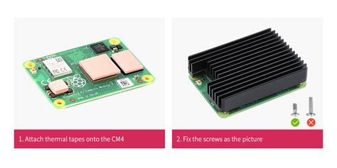Buy Dedicated Aluminum Heatsink for Raspberry Pi Compute Module 4 ...