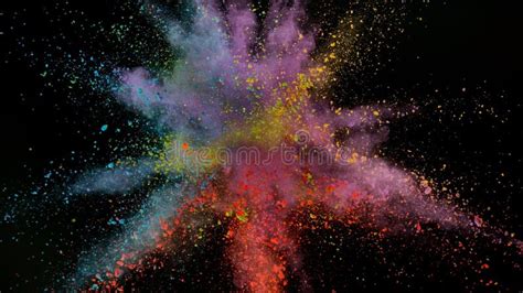 Slowmotion Shot Of Color Powder Exploision 的图像结果