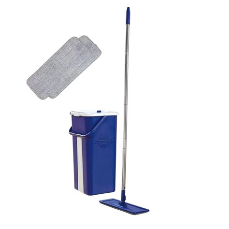 Buy Starlyf Autoclean Mop and Dual Chamber Bucket Set with Microfiber ...