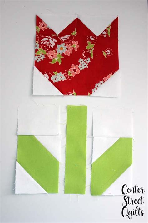 Image result for Tulip Applique Quilt Patterns Block Identifying