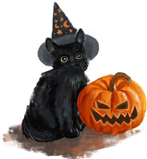 Scary Black Cat Drawing