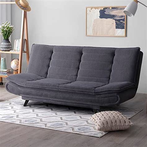Sleepyhead SofaBed Two - Foldable 3 Seater Sofa Cum Bed, (Fabric, Ash ...