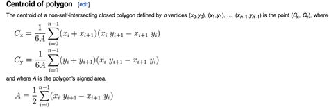 Image result for Centroid Formula Derivation