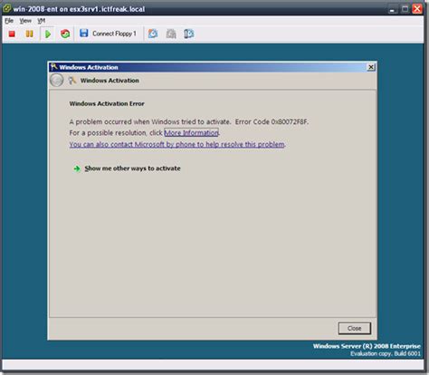 Image result for Windows Server Activation Error