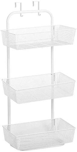INDIAN DECOR. 28138 Over the Door Basket Organizer, 3-Tier Mesh Basket ...