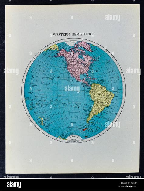 North Western Hemisphere Map