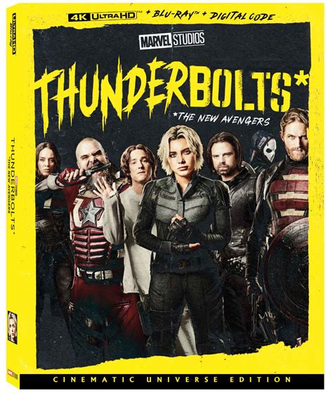 Thunderbolts* (The New Avengers) Digital, 4K Ultra HD, and Blu-ray Details