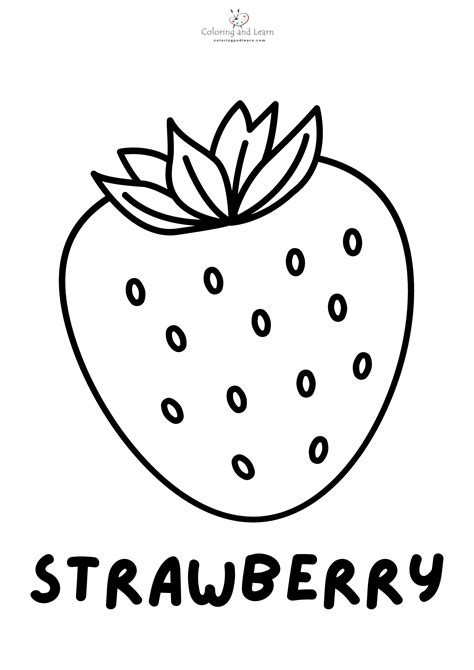 Fruits Coloring Pages (FREE) (2026) - Coloring and Learn