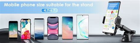 SKYCELL Car Phone Holder for Dashboard/Car Mobile Holder Stand with One ...