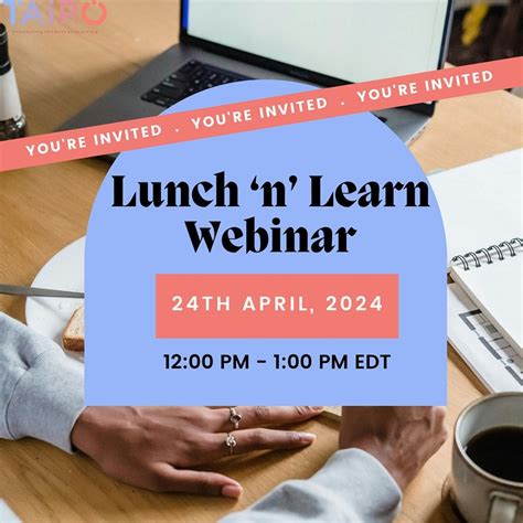 Lunch n Learn Webinar: The Art and Science of Learning, Online event ...