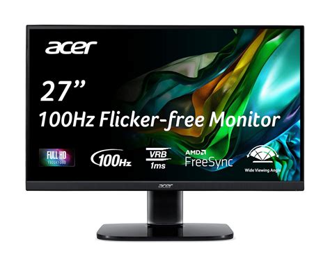 Acer KB272 Hbi 27" Full HD (1920 x 1080) Zero-Frame Gaming Office ...