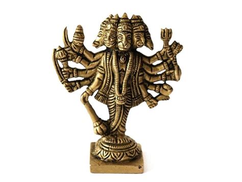 Panchmukhi Hanuman Murti (Brass) – The Spiritual Living