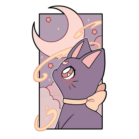 Sevi 🌱🌸 Digital Artist on Instagram: "Sailor Moon Cats 🌙💫 . . # ...