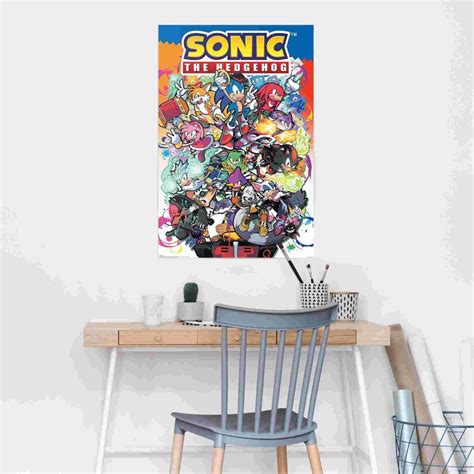 Poster Sonic The Hedgehog - sonic comic characters 91,5x61 – Reindersshop