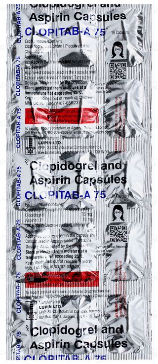 Clopitab A 75 Capsule: Uses, Side Effects, Price & Substitutes