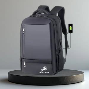 Emperor Anti-Theft With USB charging Port 32 L Backpack dark black ...