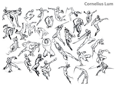 Action Poses For Drawing