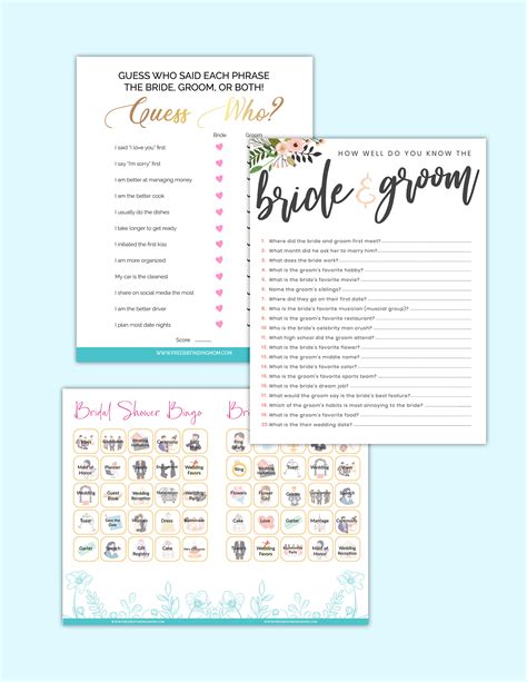 Wedding shower games for bride and groom 60 photos - Astyledwedding.com