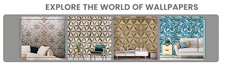 RoseCraft Stylish 3D Large Size Modern Design Wallpaper, use as Wall ...