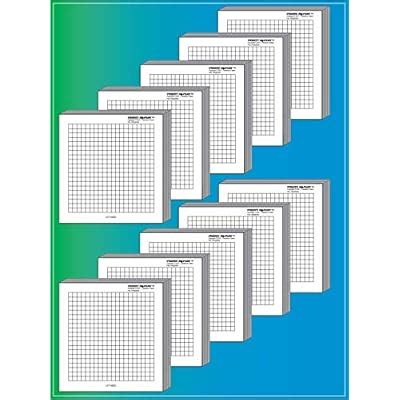 MiniPLOT Graph Paper Pads-10 pads of 3x3 inch India | Ubuy