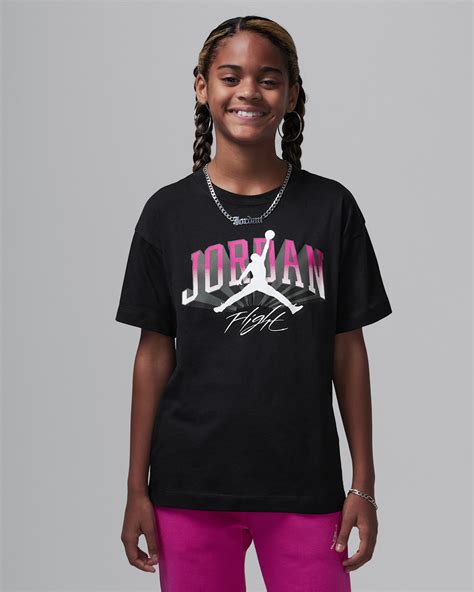 Jordan Push Through T-Shirt mit Grafik (ältere Kinder). Nike AT