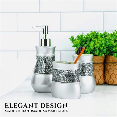 Buy Creative Scents Decorative Bathroom Accessories Set - 6 Piece ...