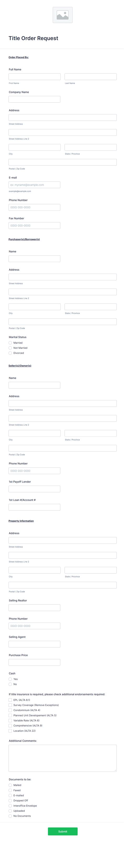 Image result for Title Request Process