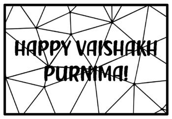 HAPPY VAISHAKH PURNIMA!, Buddha Project Activity, Summer Coloring Pages ...