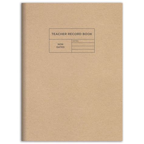 Kraft Teacher Record Book – Undated Teaching Resources – Grade Book ...