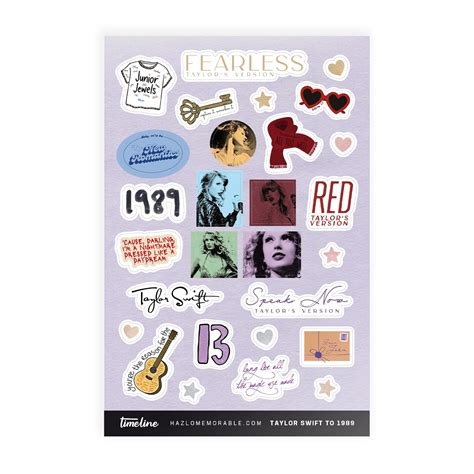 Taylor Swift to 1989 - Stickers - Timeline, hazlo memorable
