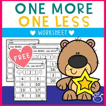 Image result for One More One Less Worksheets