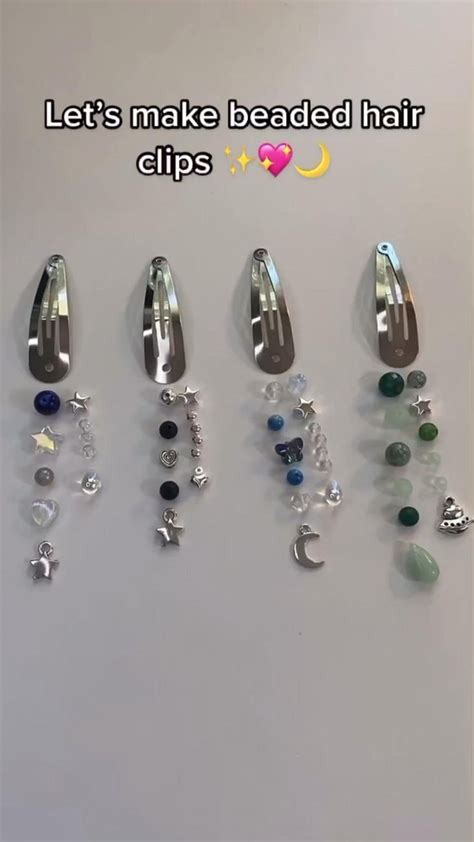 Image result for Beaded Hair Clips Tutorial