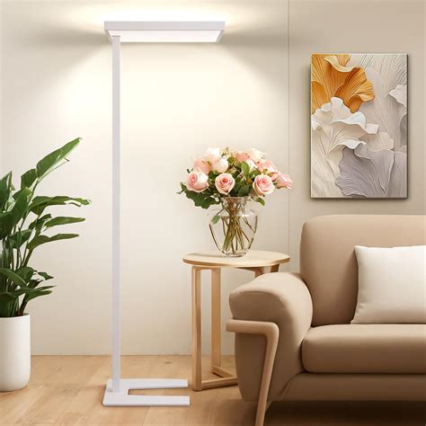 IESTARING 4000K LED Floor Lamp for Office, 76.6'' Dimmable 100W 10400LM ...