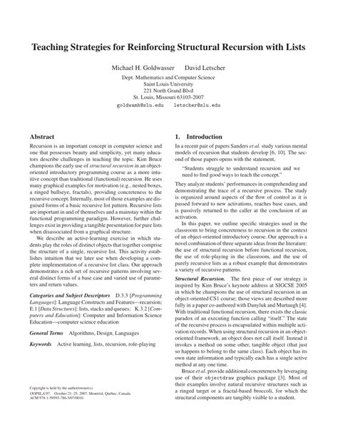 Image result for Structural Recursion