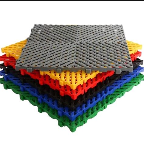 Promo Lantai garasi modular Interlocking ( 40cmx40cm )BERMOTIF GERIGI ...