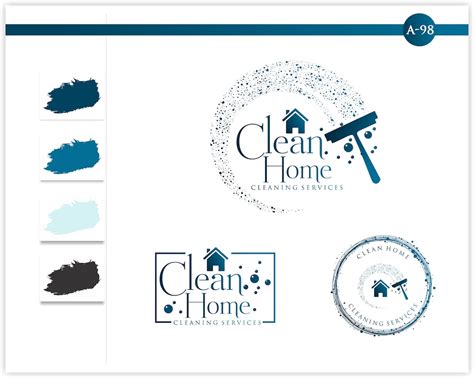 Buy Cleaning Service Logo Design, Broom Logo, Housekeeper Logo, Premade ...