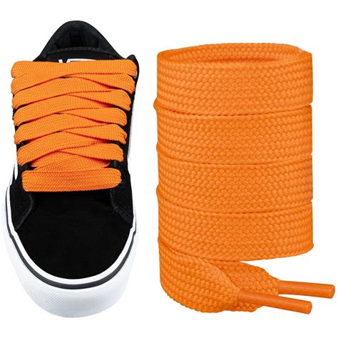 Fat Shoelaces for Vans Knu Skool,16MM Chunky Thick Flat Wide Jumbo Shoe Laces Replacement Laces ...