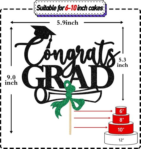 Congrats Grad Cake Topper, Class of 2023 High India | Ubuy