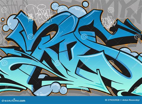 Wildstyle Graffiti. Graffiti Street Art. Vector Illustration. Stock ...