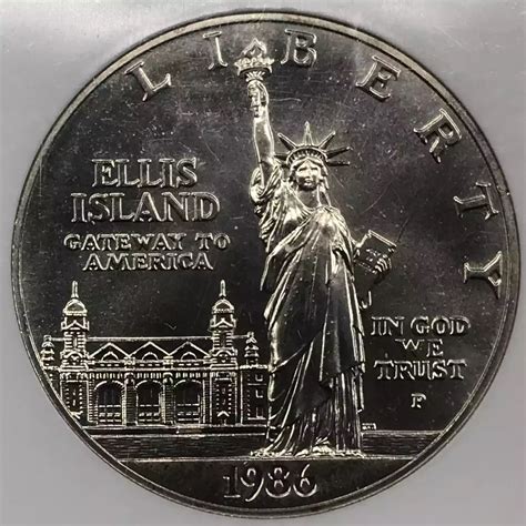 1986 Statue of Liberty Centennial Commemorative Silver Dollar NGC MS-68 ...