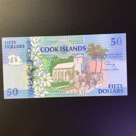 Yahoo!オークション - World Paper Money COOK ISLANDS 50 Dollars【19...