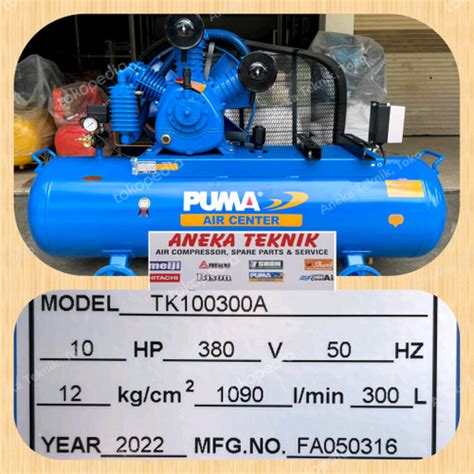 Jual COMPRESSOR PUMA 10HP TWO STAGE TANPA DINAMO/PENGGERAK - Kota ...