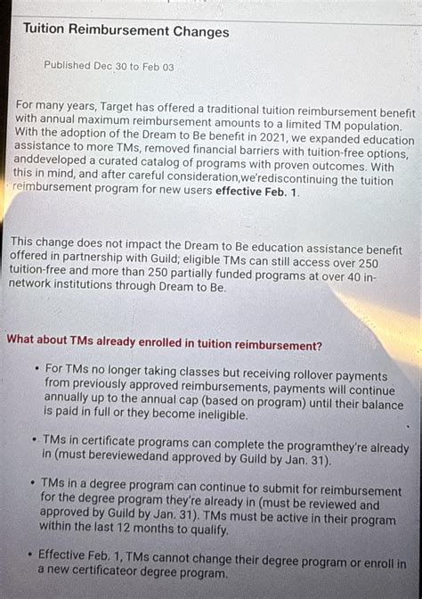 Tuition Reimbursement