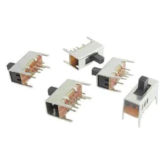 Alcoa Prime5 Pcs 8 Pins 3 Positions 3P2T On/On/On Mini Slide Switch ...