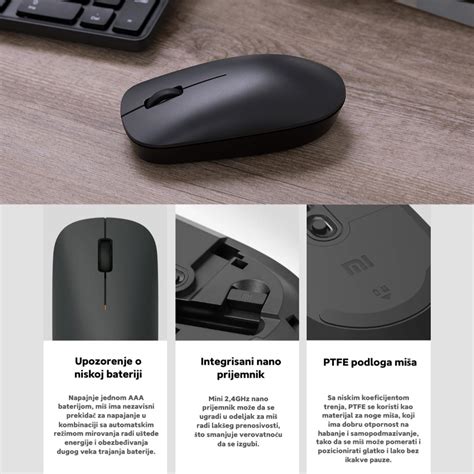 Xiaomi Mi wireless mis crni - Mob-Shop