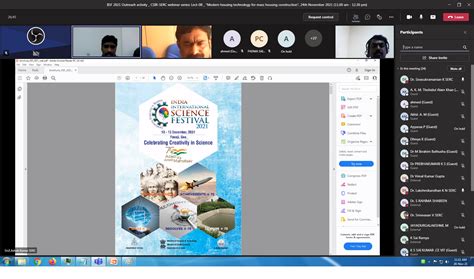 IISF 2021 - Outreach activity by CSIR-SERC on 24th November 2021 | CSIR ...